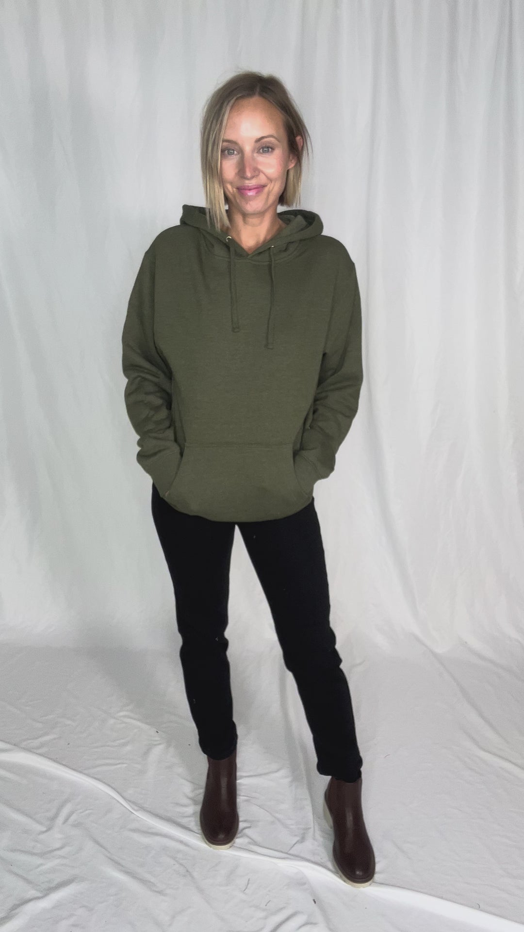 Timber Classic Hoodie- ARMY HEATHER-FINAL SALE