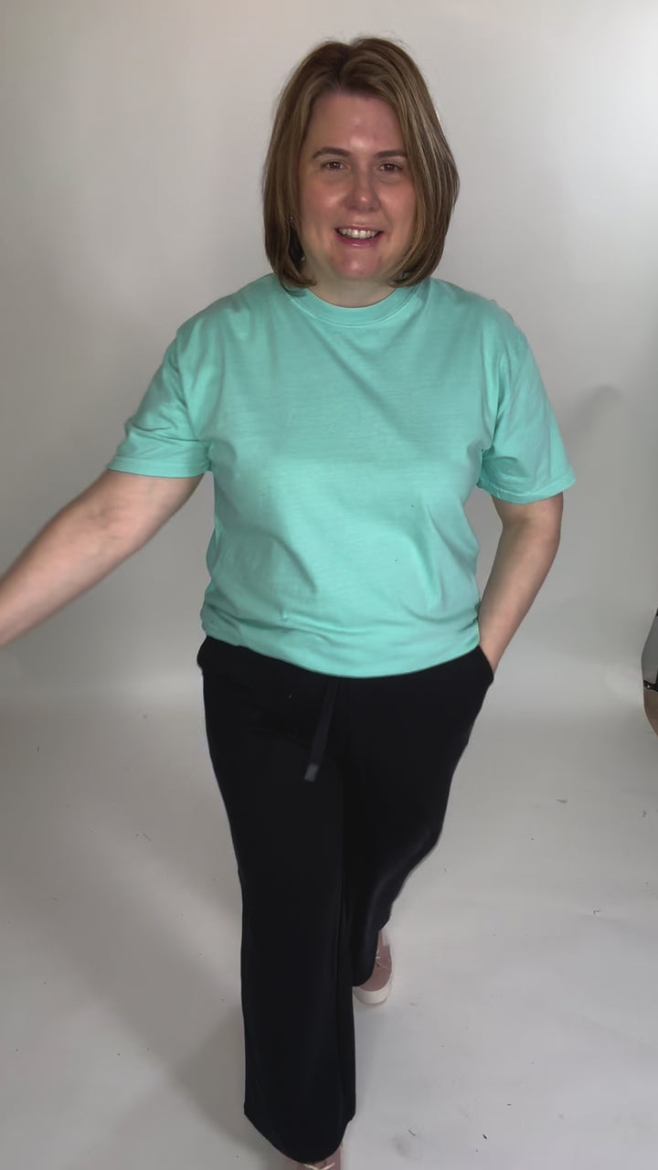 THREAD & SUPPLY  Kit Pants- BLACK RIB-FINAL SALE *S*