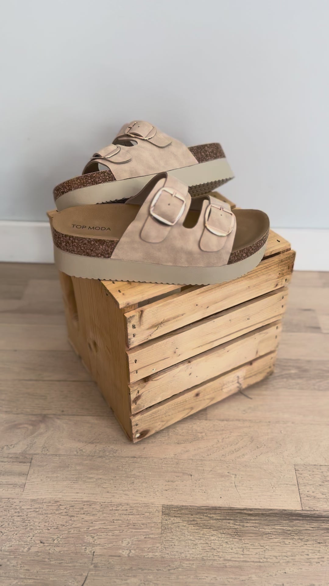 Avril Platform Sandal- BEIEGE-FINAL SALE *9+10*