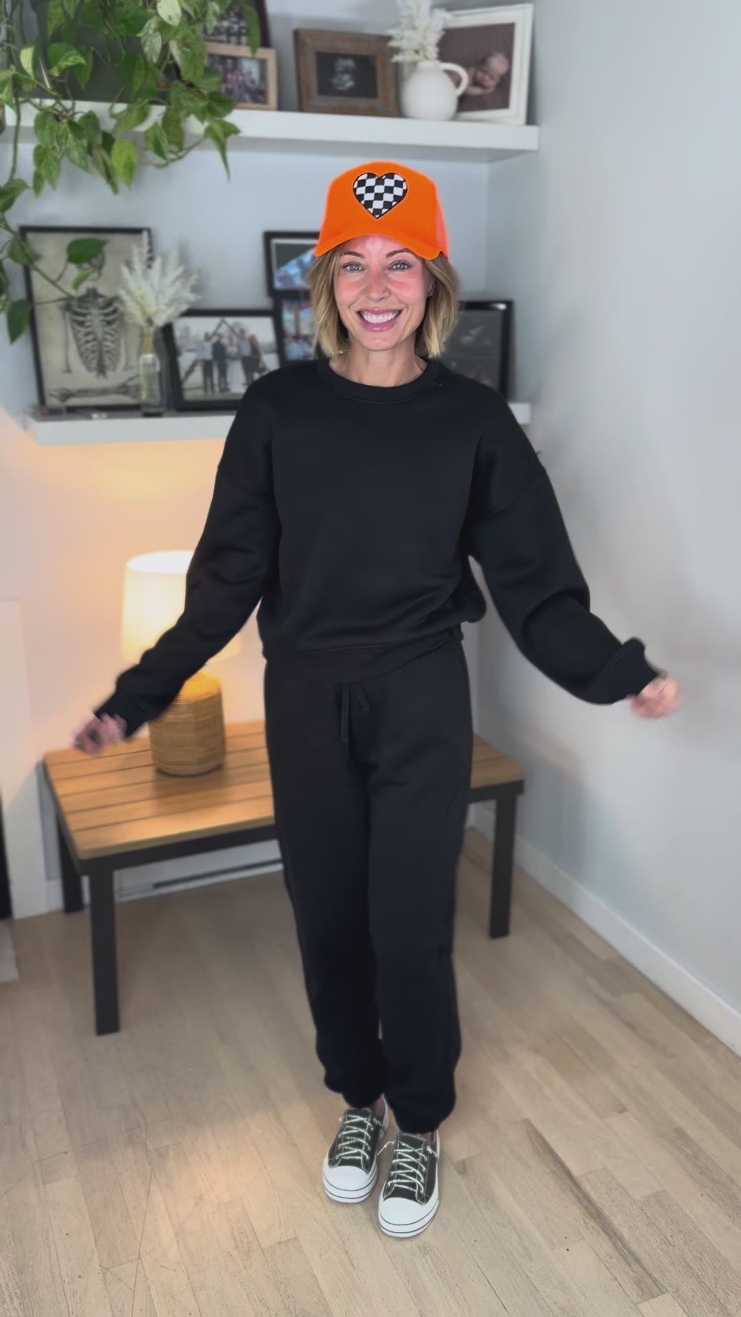 Only Best Long Sleeve Crew Neck- BLACK