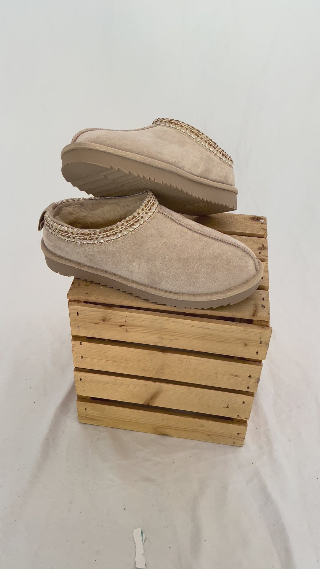 Cozy Company Slip On- OATMEAL-FINAL SALE *6.6*