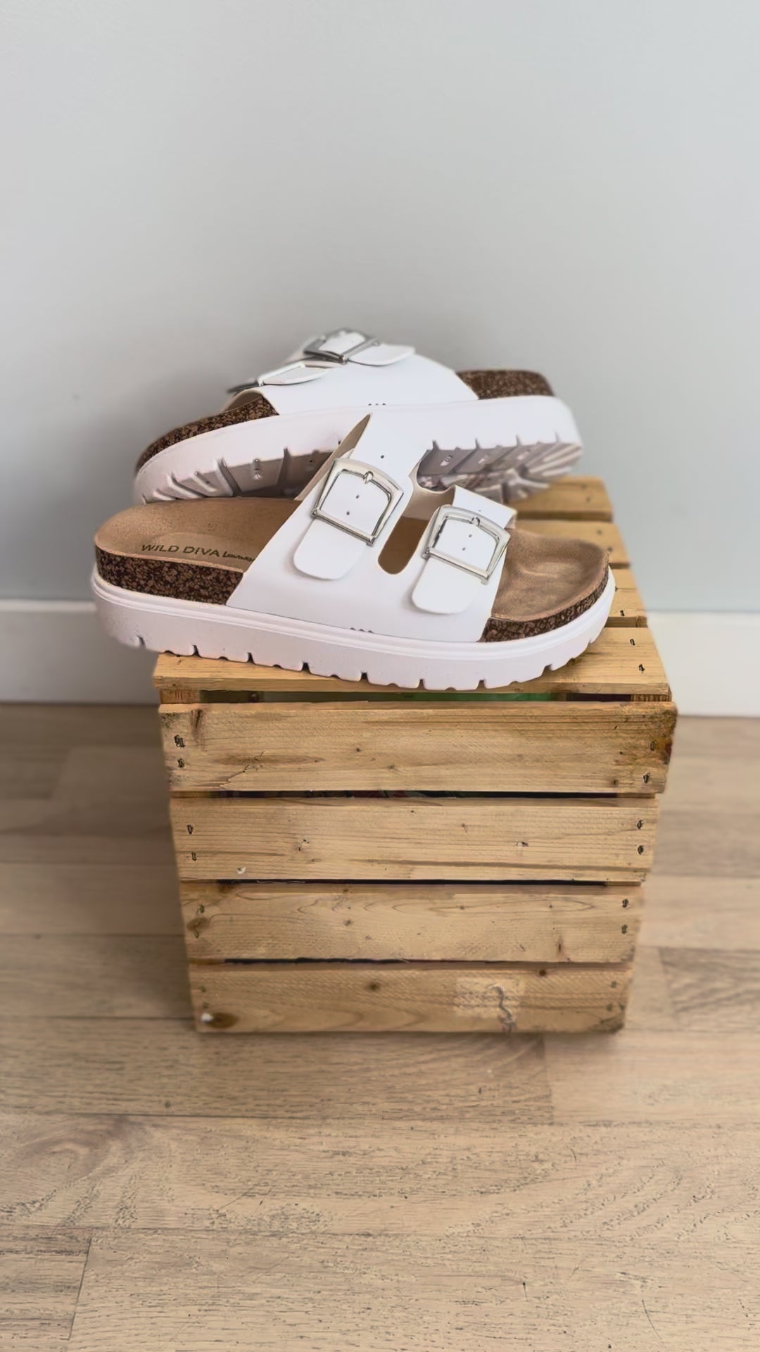 Joonie Platform Sandal- WHITE-FINAL SALE *9+10*