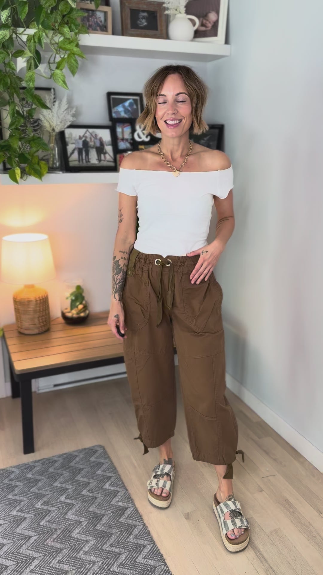 Noemi Mineral Washed Jogger Pant- COCO