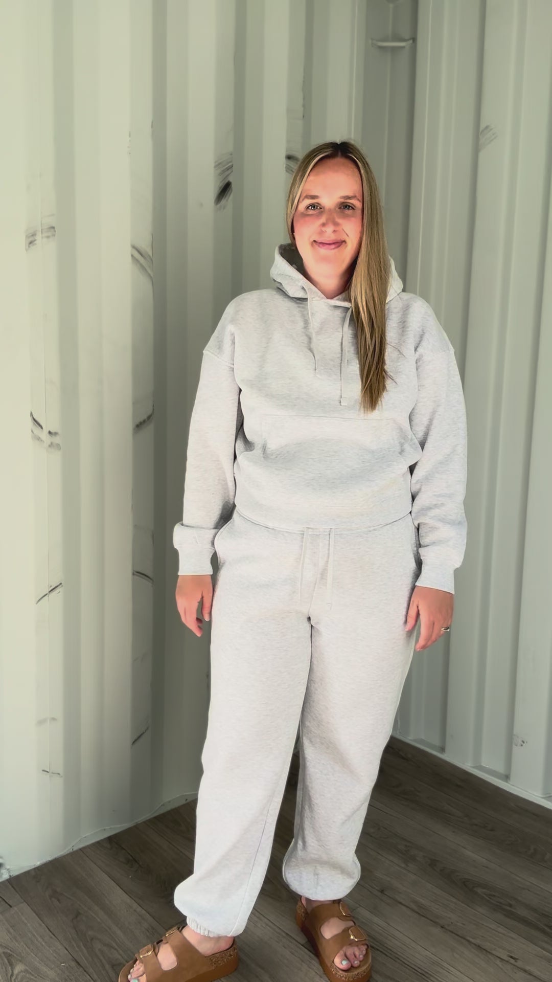 Only Best Cuffed Pants- GREY MELANGE