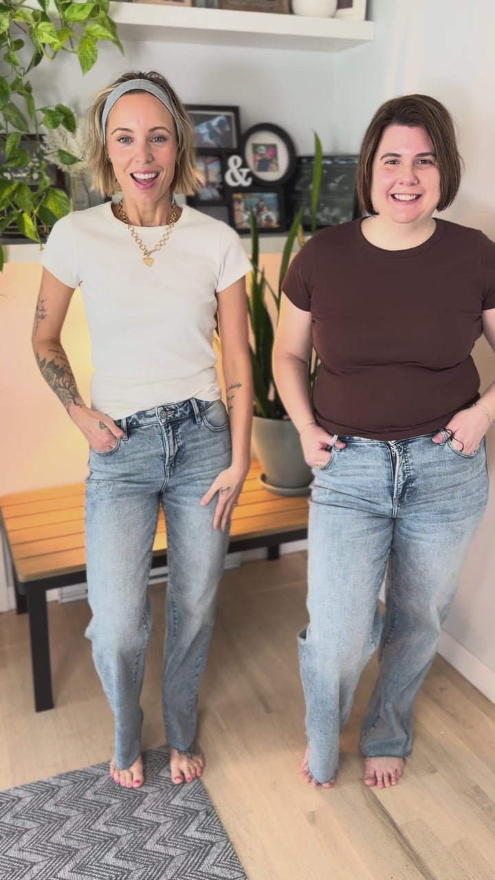 Hidden Seraphine Straight Leg Jeans- LIGHT-FINAL SALE *24&31*
