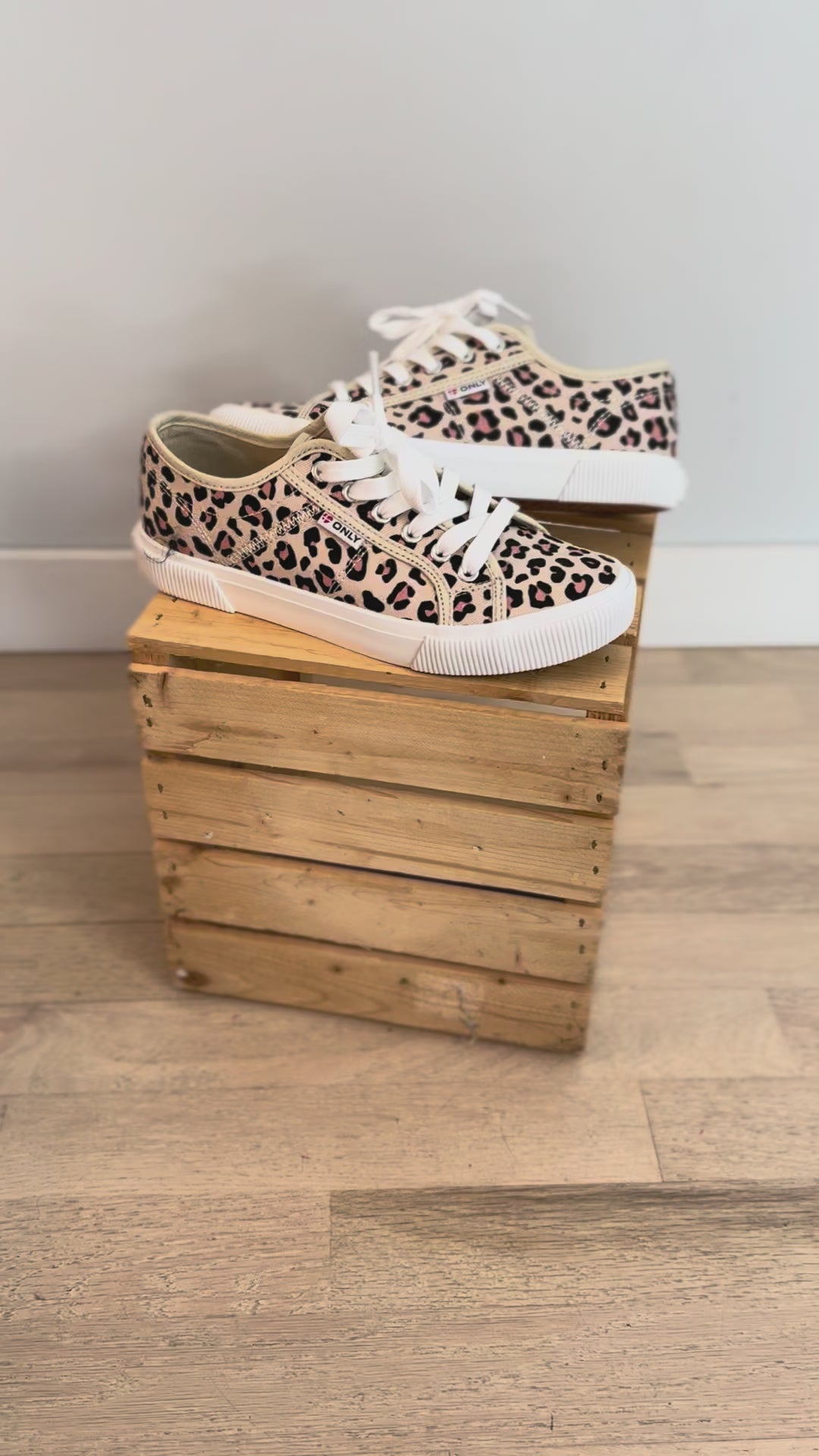 Only Nicola Canvas Sneaker- LEOPARD
