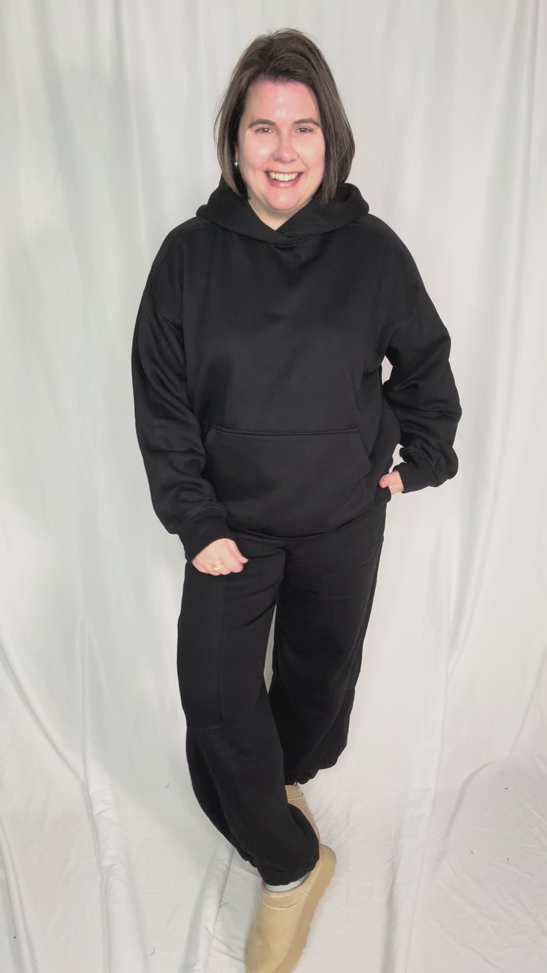 Rowan Fleece Jogger Pant- BLACK