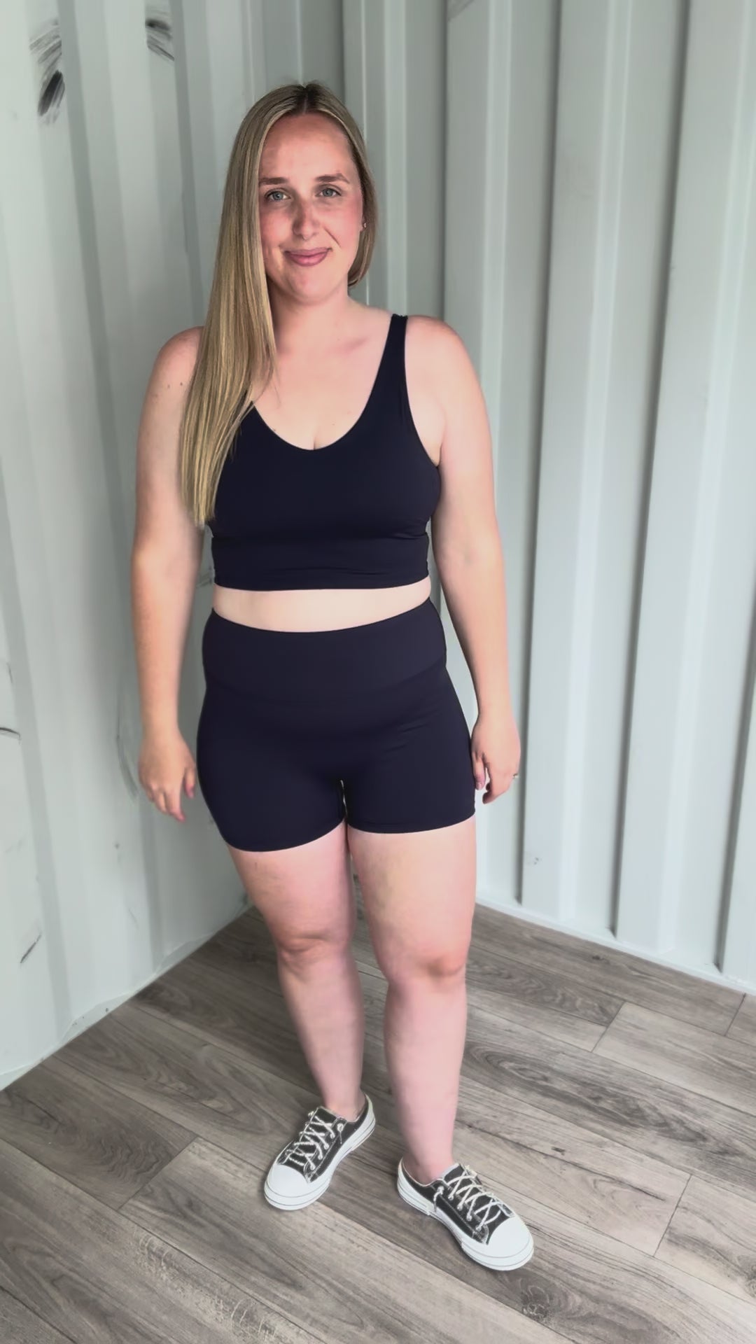 Rosalie Performance Biker Shorts- BLACK