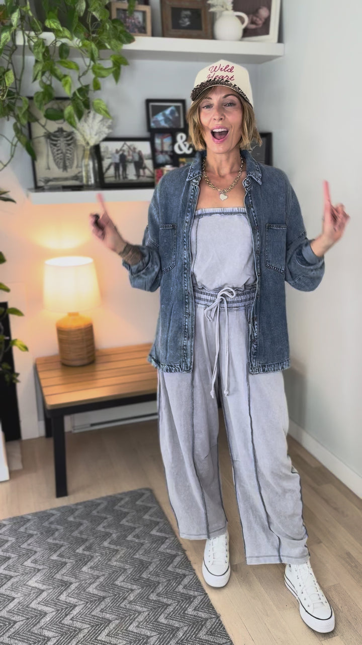 Rustic Chambray Button Down