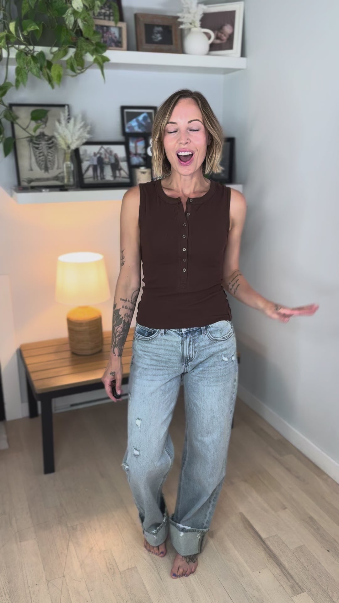 Kancan Premium Georgia 90's Low Slung Mid Rise Jeans- MEDIUM LIGHT