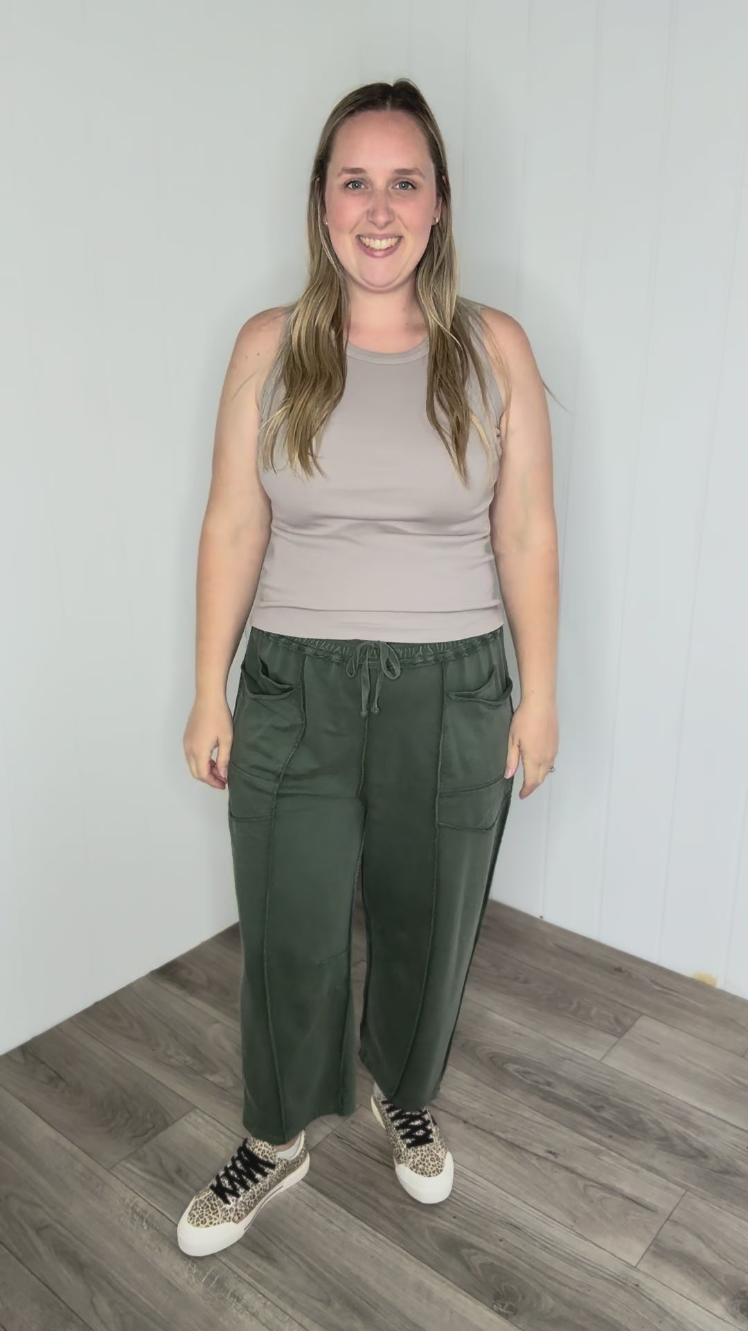 Chase Mineral Washed Cotton Pants- PINE GREEN