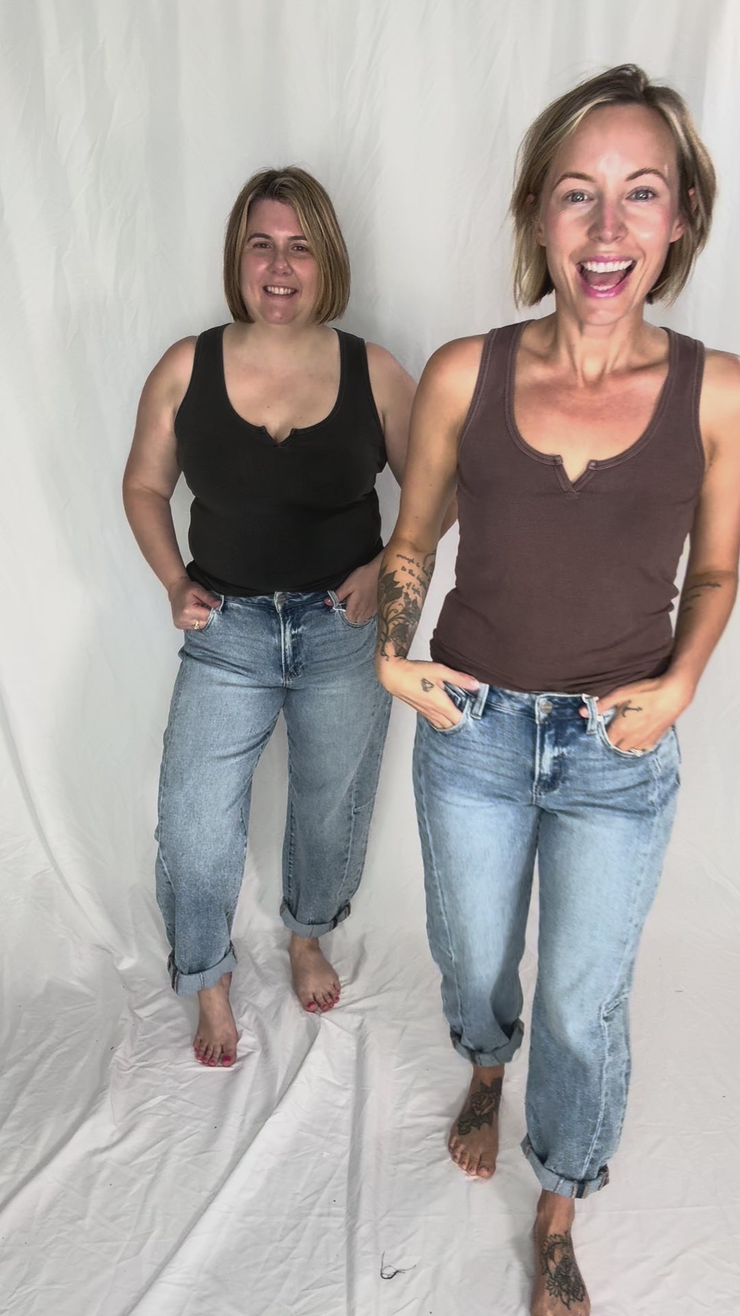 Risen Cruz Barrel Jean- MEDIUM WASH