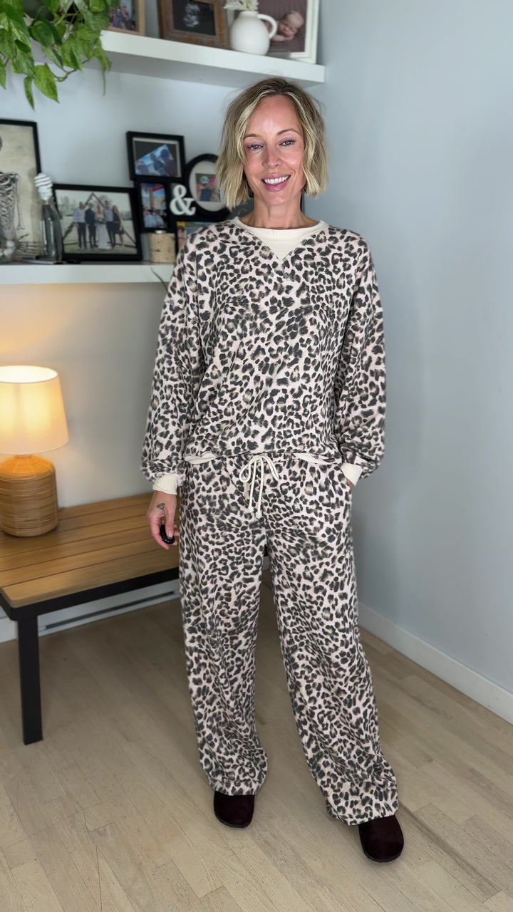 Rory Leopard Lounge Set